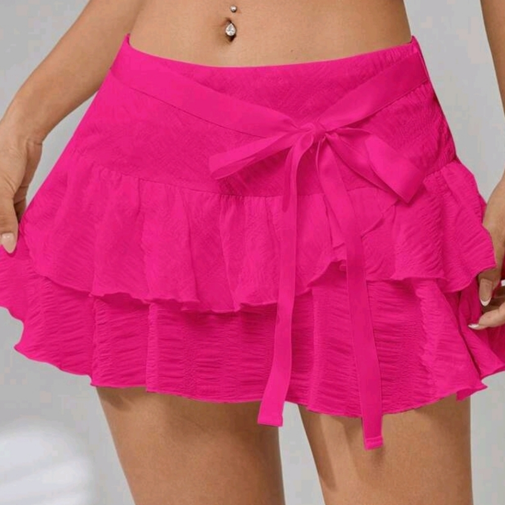 New Pink Ruffle Barbie skirt